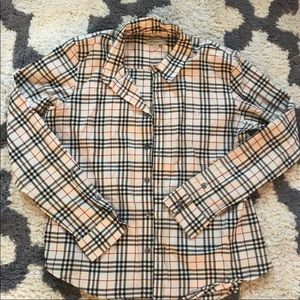 Authentic Burberry Women’s Button Down